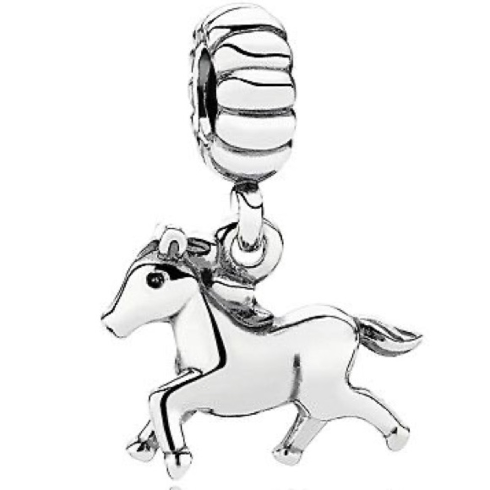 Pandora Free Spirit dangling horse charm